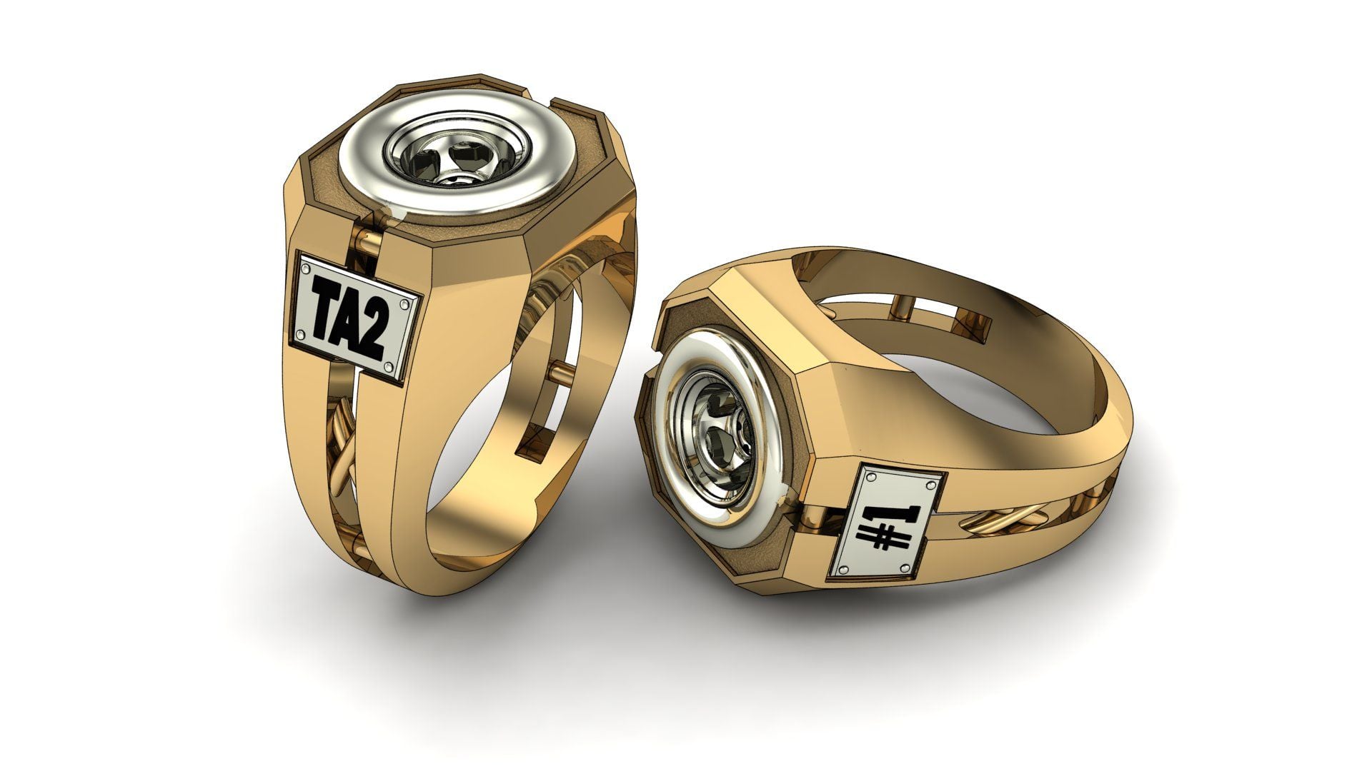 Championship ring crafted for 2019 TA2 Muscle Car Series victor Championship ring crafted for 2019 TA2 Muscle Car Series victor